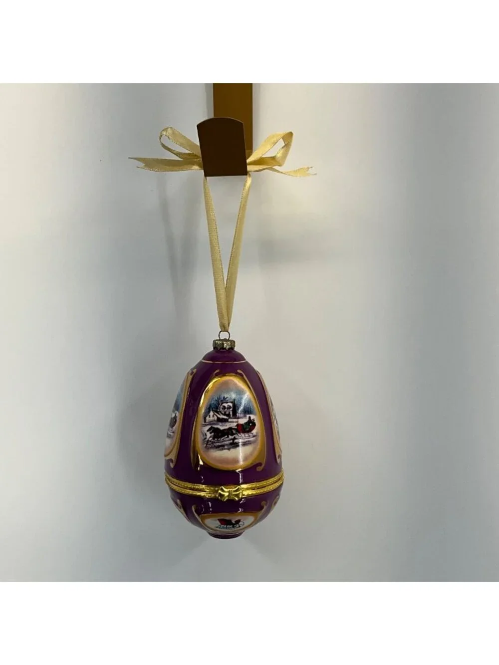 Mr. Christmas Musical Egg Ornament Valerie Parr Hill (Not working)